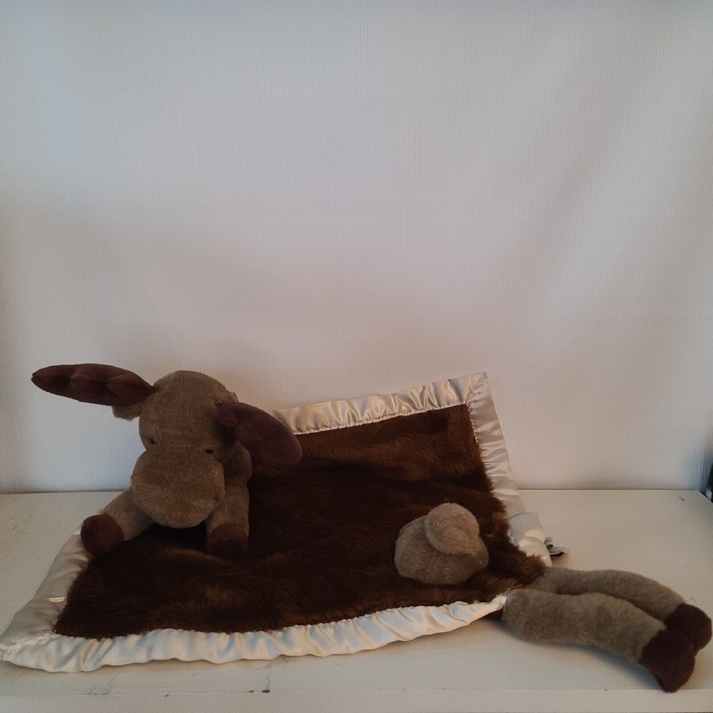 My Banky Moose Reindeer Lovey Chuckie Lori Turner Crazy Mountain Imports 15x15
